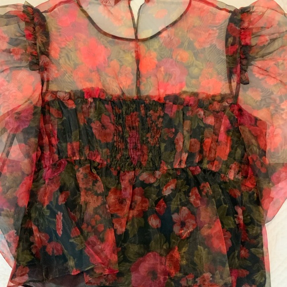Zara top blouse. S size. Never used. No tag. - Picture 2 of 2